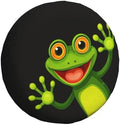 Merry Green Frog Spare Tire Cover Weatherproof Wheel Protectors Universal Wheel by Unknown