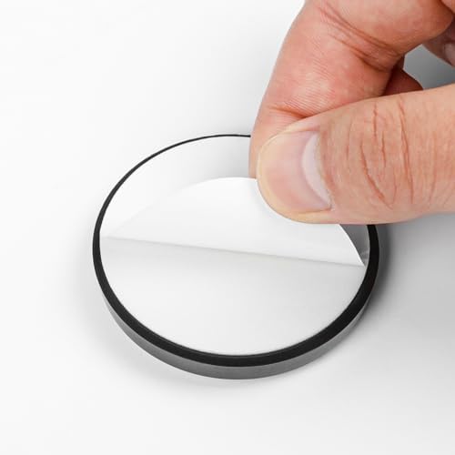 10 Pack White Self Adhesive Round Reflectors, E9 Approval - Image 3