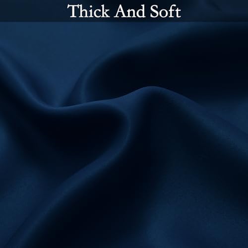 SimpleHome Ombre Gradient Blue White to Gray Curtains - Image 6
