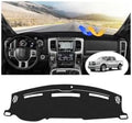 FIILINES Dash Cover for 2009 2010-2018 Dodge Ram 1500 2500 3500, Dashboard Mat by FIILINESBuyNow
