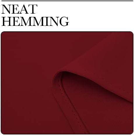 NICETOWN Burgundy Red Blackout Curtains - Image 6