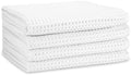 S&T INC. Aura Waffle Hand Towels, 4 Pack by STINC