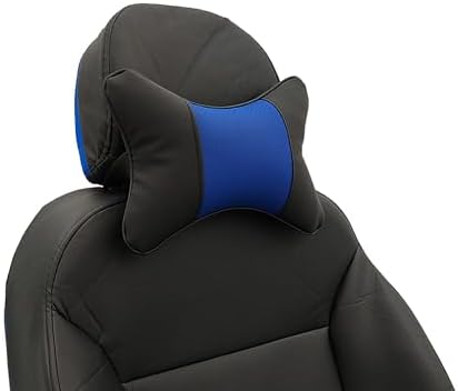 Car Neck Pillows Both Side Pu Leather 2pieces Pack Headrest Gogodog Fit by Professinalcaraccessories