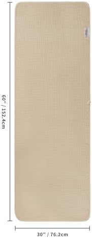 POLYTE 380 GSM Poly Blend Microfiber Quick Dry Waffle Bath Towel, 30x60 in - Image 2