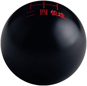 DEWHEL Black/Red Inlay Sphere 5 Speed Japanese Manual Shift Knob Weighted - Image 2