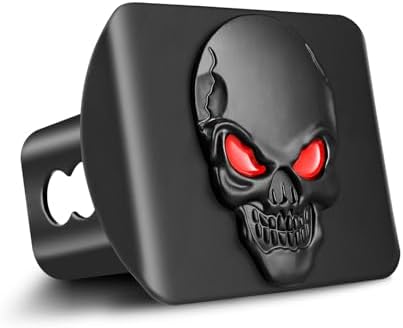 OGYE Metal Skull 3D Emblem Hitch Cover Fits 2" Receivers - Image 2