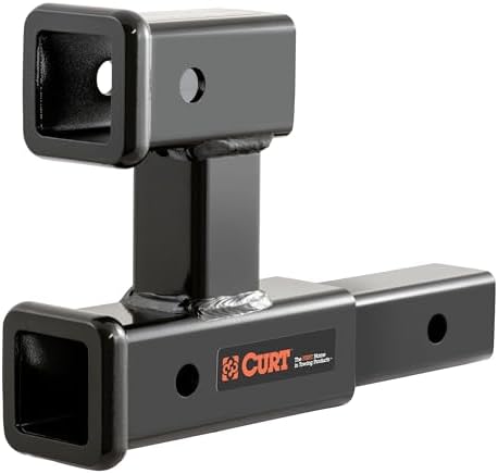 CURT 45792 Dual Receiver Hitch Extension, 500 lbs. by Curt+Manufacturing