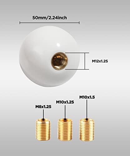 Shift Knob Manual Gear, Round Shift Knob Acrylic Gear Shift Knob, 4 5 6 Speed - Image 3