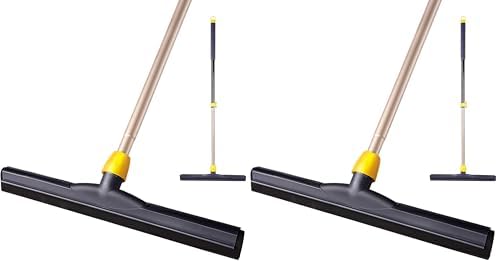 Yocada Floor Squeegee Scrubber Adjustable Telescopic Pole Heavy Duty Household by Yocada