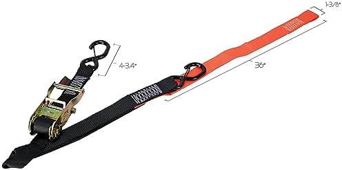 Extreme Max 5600.3204 Deluxe Motorcycle Wheel Chock/Tie-Down Kit - Image 4