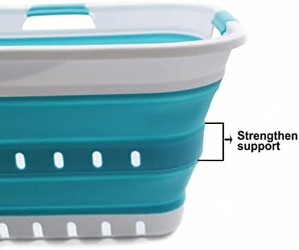 SAMMART 42L Collapsible Plastic Laundry Basket - Image 5