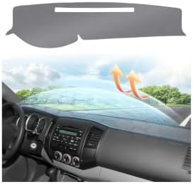 Cartist Gray Dash Cover for 2005-2015 Toyota Tacoma 2nd Gen.Dashboard Cover by cartist