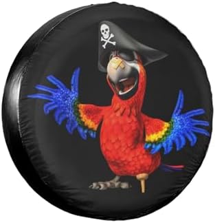 Parrot Pirate Spare Tire Cover Waterproof Sun Protection Fit 15 Inches - Image 2