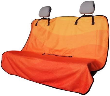 Back Seat Cover for Car Trucks Van SUV Jeep, Waterproof Rear Bench Towel Seat by LoyaGour