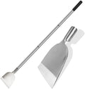 Floor Scraper Long Handle Multifunctional Cleaning Shovels Flat Head by Unknown