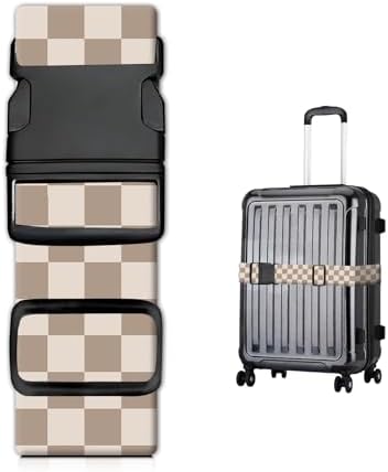Luggage Straps for Suitcases, Heavy Duty Travel Belt by JYCardPKT