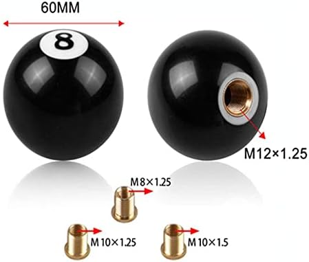 RYANSTAR 8 Ball Shift Knob Acrylic Gear Shifter - Image 4