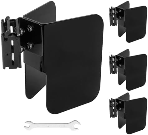 4Pack E-Track Wheel Chock for Motorcycle, E Track Dirt Bike Wheel Chocks by SALUINOKI