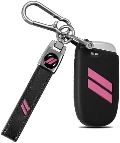 for Dodge Key Fob Cover with Keychain by REMOCH