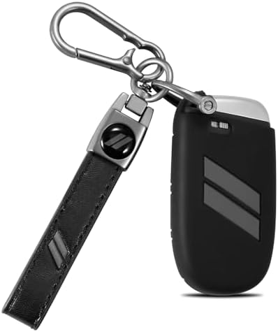 for Dodge Key Fob Cover with Keychain by REMOCH