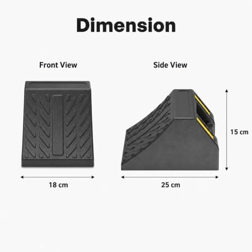 Large 10"x7.2"x6" Wheel Chocks - Image 2