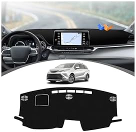 FIILINES Dash Cover for 2021-2025 2026 Toyota Sienna Accessories, LHD Dashboard by FIILINESBuyNow