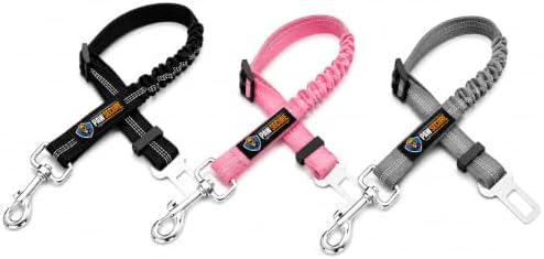 Dog Seat Belts, Durability Retractable Dog Car Harness Adjustable Bungee Saftey - Image 4