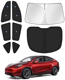 Canvcle Upgraded Window Shades for 2020-2024 Tesla Model Y Accessories by Canvcle