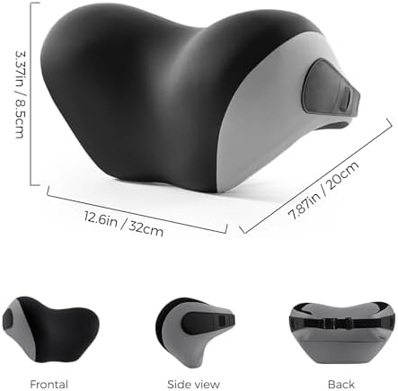 BEBAS Ergonomic Car Headrest Pillow, Memory Foam Neck Support - Image 2