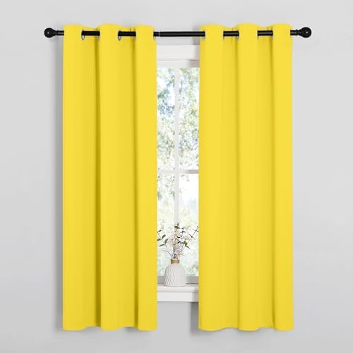NICETOWN Bedroom Curtain Panels Draperies, Thermal Insulated Solid Grommet by NICETOWN
