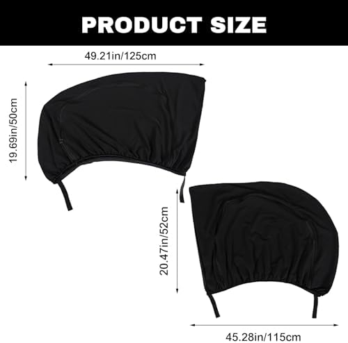 Car Window Shades, Upgrade Double Mesh Car Side Windows Cover - Image 3