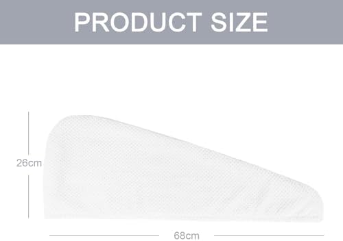 MaopaoBeauty 2 Pack Microfiber Hair Towel Wrap - Image 4