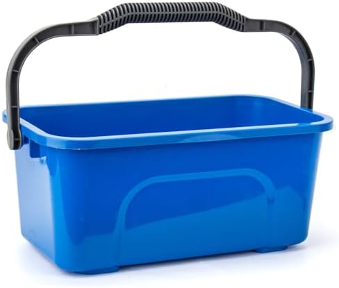 Bucket for Household Cleaning, 3 Gallon Plastic Rectangle Water Bucket by KeFanta