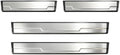 Door Sill Protector for Mitsubishi Outlander 2008-2025 Door Sill Guard by Unknown