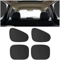 4PCS Car Window Shade, Static Suction Front Rear Side Window Sun Shield Block by Unknown