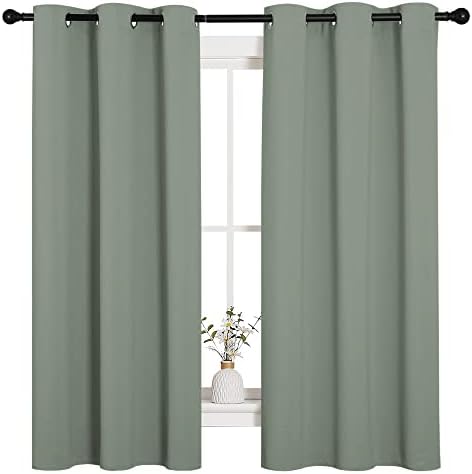 NICETOWN Sage Green Blackout Curtains by NICETOWN