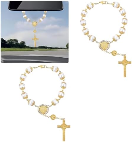 ZIMISI 2PCS Car Rosary for Rearview Mirrors by Unknown