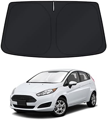 KUST Windshield Sun Shade for Ford Fiesta 2017-2023 Window Accessories Shade by KUST