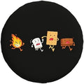 Spare Tire Cover with Marshmallow Campfire Pattern Wheel Covers 15inch by Unknown