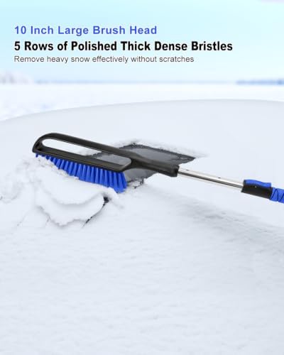 SEAAES 35.5 Inch Extendable Snow Brush - Image 4