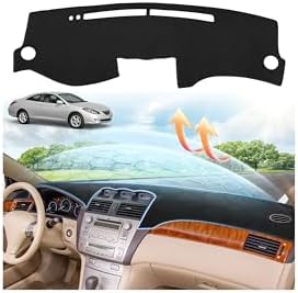 CARTIST Black Dash Cover for 2004-2008 Toyota Solara Dashboard Cover Mat by cartist