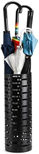 Jucoan Metal Round Umbrella Stand Rack, 16.5 x 6 Inch Free Standing Umbrella by Jucoan