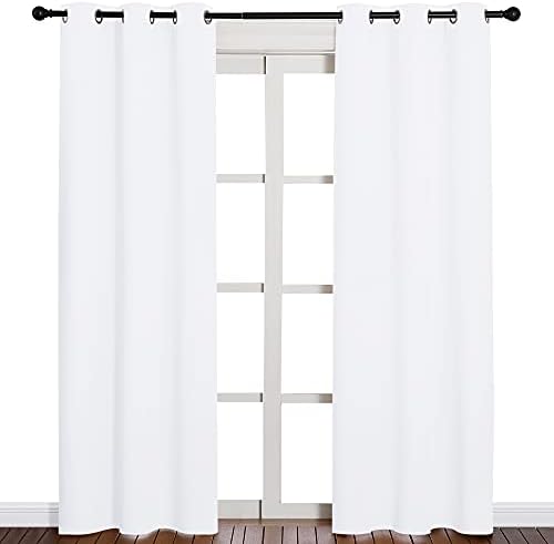 NICETOWN Pure White Blackout Curtains - Image 2