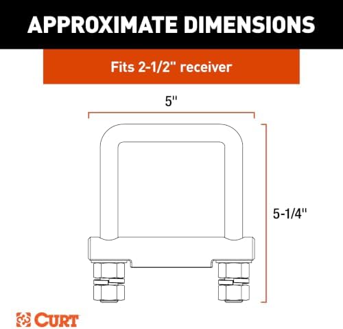 CURT 45388 Anti-Rattle Hitch Clamp - Image 3