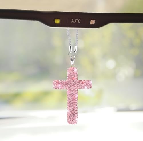 ZIMISI Bling Cross Car Hanging Ornament by Unknown
