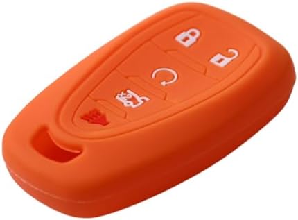 Orange Key Fob Cover Case for Chevrolet Malibu Camaro Trax Traverse Sonic Cruze - Image 3