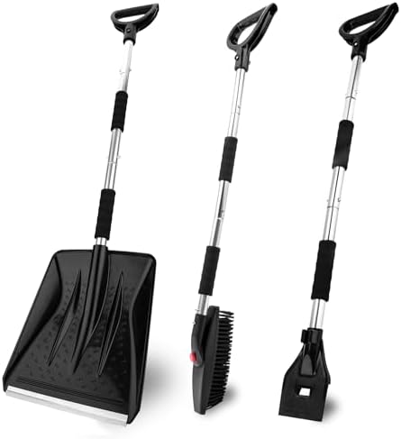 3-in-1 Portable Snow Shovel Kit by OCGIG