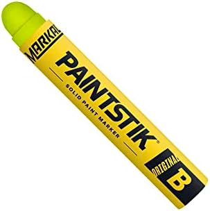 Markal 82831 F Paintstik-Rough Surfaces Solid Paint Marker, Fluorescent Yellow - Image 2