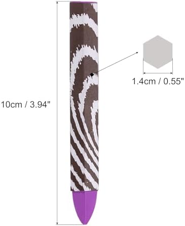 PATIKIL Lumber Marking Crayons, 6 Pack 4"x0.55" Hex Wax Tire Marker Crayons - Image 2