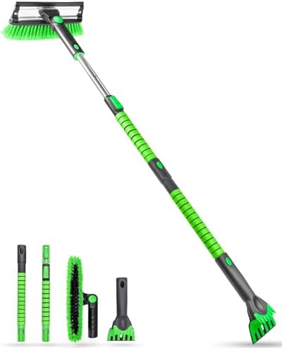 SEAAES 55 Inch Ice Scraper and Snow Brush by SEAAES